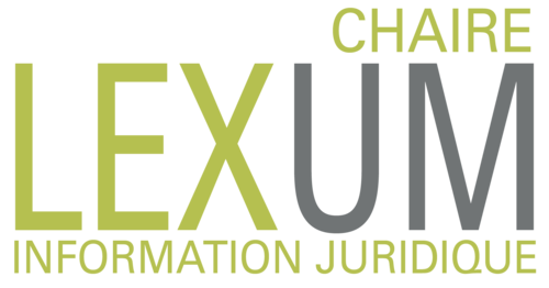 Chaire LexUM logo
